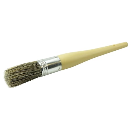 Weiler #101-1/16"RoundSashBrushGreyBristleFill, 2-1/4"TrimLengthPlainFoam 40122
